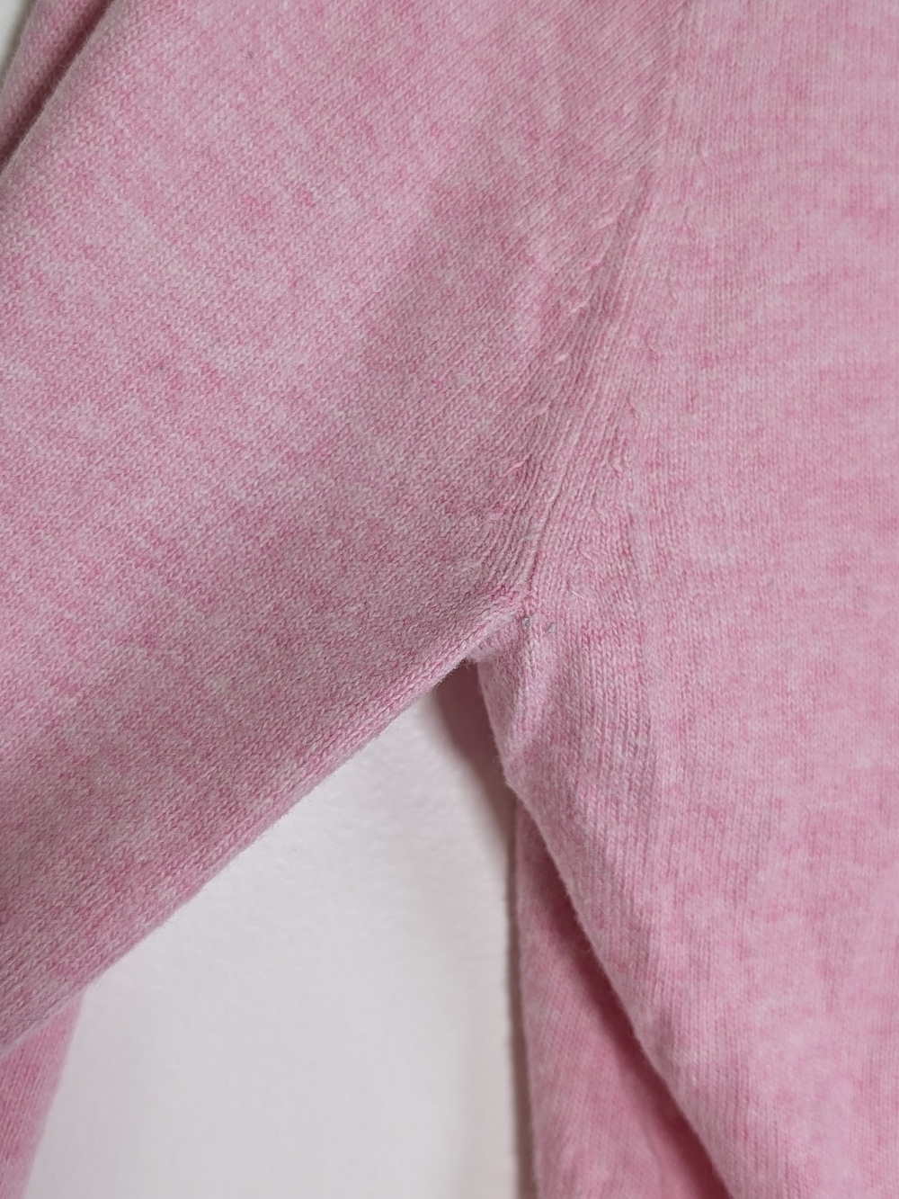 J.Crew Teddie Sweater Medium Pink Heather Crewneck Long Sleeves Soft Preppy Knit - Picture 5 of 9